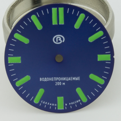 GG PIGMENT + C3 LUME 916 BLUE DIAL - VERY MINOR DEFECT