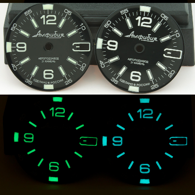 ReLumed 640 model Vostok Amphibia Dials