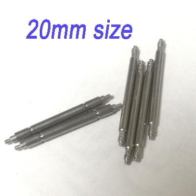 2pcs 20mm size Vostok spring pins (completed set)  + 4pcs 20mm 1.8mm dia pins