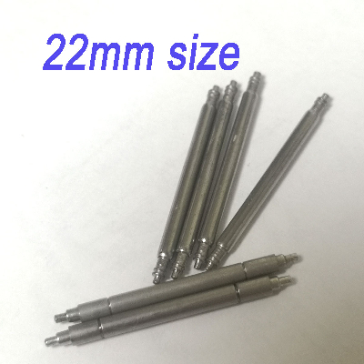 2pcs 22mm size Vostok spring pins (completed set)  + 4pcs 22mm 1.8mm dia