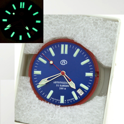 Glossy 710916blue  C3lume  VOSTOK Amphibia 200m