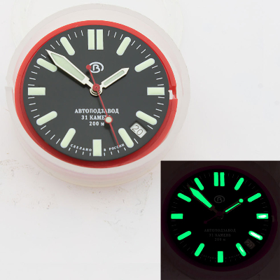 Glossy 710916black  C3lume  VOSTOK Amphibia 200m