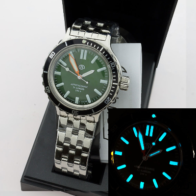 Glossy 420916green  BG9W-lume VOSTOK Amphibia 200m