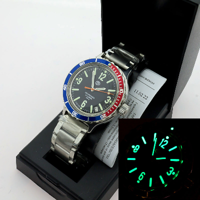 SOLID BRACELET 420660black C3lume  VOSTOK Amphibia 200m